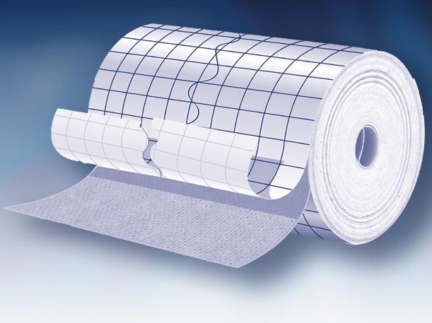 Пластир медичний фіксуючий “MEDICARE” в рулоні, неткана основа, 20см x 10м